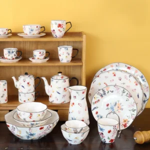 wholesale porcelain dinnerware tea set