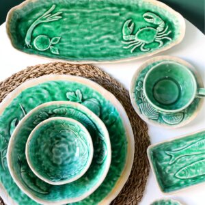 wholesale green dinnerware sets