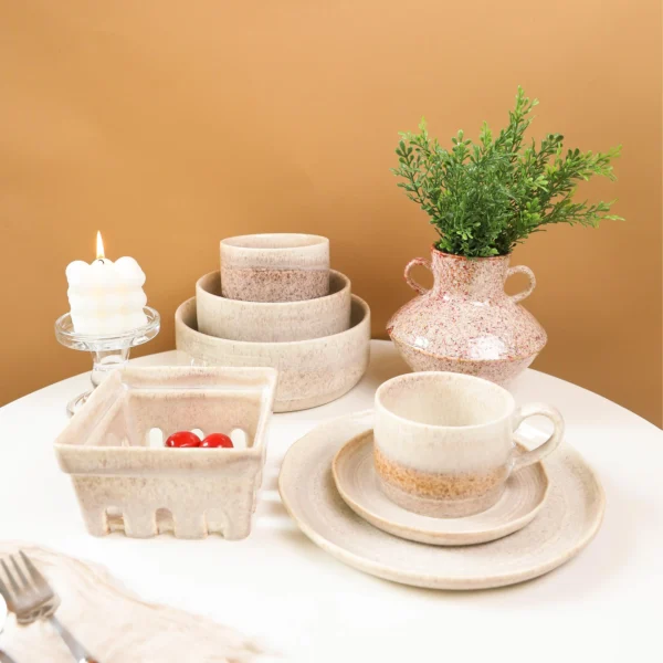 wholesale reactive glaze dinnerware