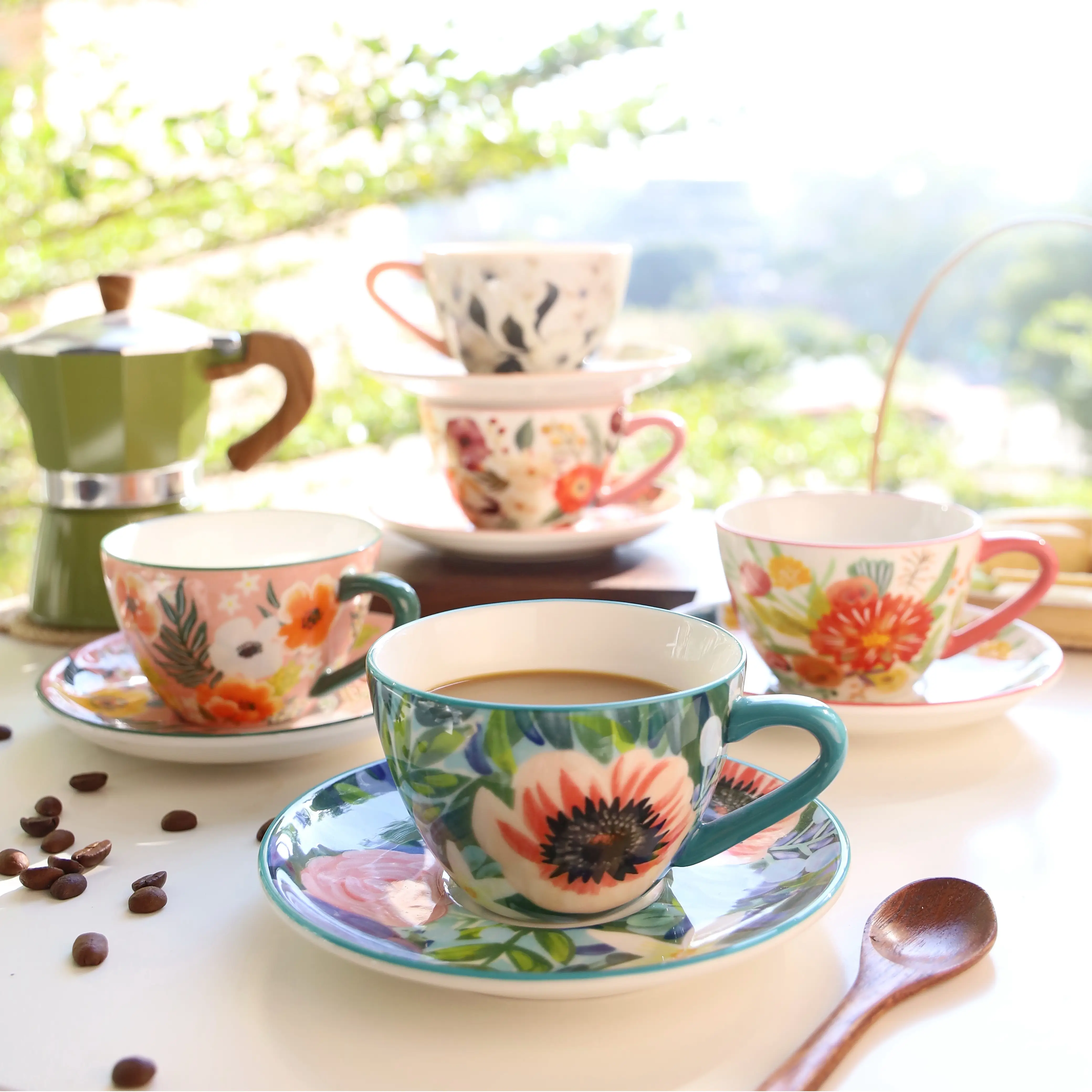 tea cup and saucer set bulk coffee cups